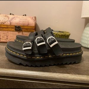 Platform Dr Marten Sandals. Barely worn. Women’s size 7